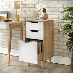 Este 3 Drawer Filing Cabinet Natural/White - Buylateral -Buylateral Shop GUEST 01c7b509 bdfa 4cfb 8076 1981df9ef684