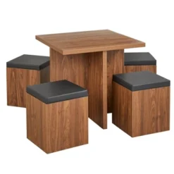 5pc Howard Dining Set With Storage Ottoman - Buylateral -Buylateral Shop GUEST 0957cbe6 aa72 40d7 8b8a 2795a33fce06