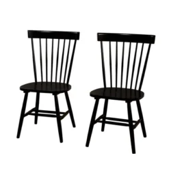 Set Of 2 Venice High Back Contemporary Windsor Dining Chairs - Buylateral -Buylateral Shop GUEST 110e739b cfec 483f 9ba3 f473cf6f7838