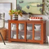 Pacific Stackable Cabinet With Sliding Glass Doors Walnut - Buylateral -Buylateral Shop GUEST 16379b0d 1012 4f14 b755 89707a8b4dea