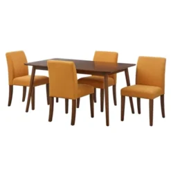 5pc Estelle Rectangular Dining Set - Buylateral -Buylateral Shop GUEST 18458899 46d1 45d2 beba 34307ef21521