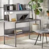 Vermillion Desk With Hutch Black/Gray - Buylateral 1 Vermillion Desk With Hutch Black/Gray - Buylateral -Buylateral Shop GUEST 21778fc3 2194 4188 b559 d534a5cd7ff3