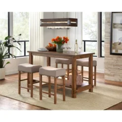 Hathaway Nailhead Counter Height Dining Table Driftwood - Buylateral 4 Hathaway Nailhead Counter Height Dining Table Driftwood - Buylateral -Buylateral Shop GUEST 243f4187 3162 4dca ab67 9c2df33df74f
