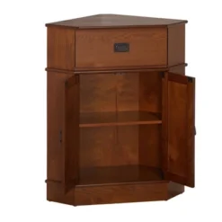 Mission 2 Door 1 Drawer Corner Storage Cabinet Oak - Buylateral -Buylateral Shop GUEST 2ca5f65a 670d 44ad 9674 8a2c5bcb7a35