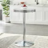 Raleigh Retro Bar Height Pub Dining Table White/Chrome - Buylateral -Buylateral Shop GUEST 3293e6ee 3eb6 4ef5 a5f2 b390666daf31