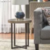 Era Round Contemporary End Table Gray/Black - Buylateral 1 Era Round Contemporary End Table Gray/Black - Buylateral -Buylateral Shop GUEST 341b6d6c 7be2 4a5c 9a67 120a29b66d34