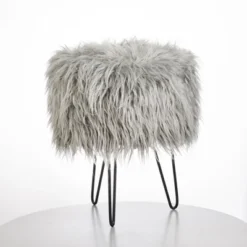 Patrice Faux Fur Stool - Buylateral 3 Patrice Faux Fur Stool - Buylateral -Buylateral Shop GUEST 3c699f9c 3863 4ff8 8da5 09fadb2af4e5