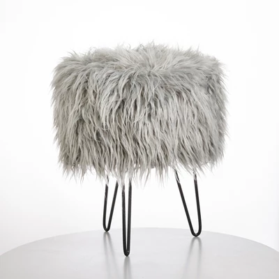 Patrice Faux Fur Stool - Buylateral Patrice Faux Fur Stool - Buylateral -Buylateral Shop GUEST 3c699f9c 3863 4ff8 8da5 09fadb2af4e5