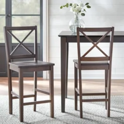 Set Of 2 30" Virginia Cross Back Chairs - Buylateral -Buylateral Shop GUEST 3e486af4 288c 40c2 b19d 15ea67daf77e