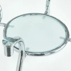 5pc Itza Round Glass Top And Chrome Base Dining Set - Buylateral -Buylateral Shop GUEST 449cd0cb d16f 4af8 8ba3 64e6c75a2486