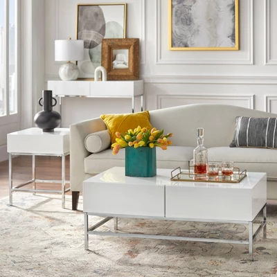 Lewis Modern Sofa Table White - Buylateral Lewis Modern Sofa Table White - Buylateral -Buylateral Shop GUEST 498be4d2 5f78 483e 99dd 99a647647d90