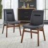3pc Vance Dining Set Walnut/Black - Buylateral -Buylateral Shop GUEST 49de58d0 1a7d 4a1c a78a da6ccb02f1ae