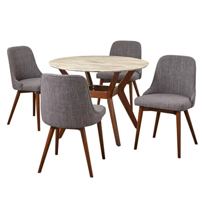 5pc Saville Dining Set Gray - Buylateral 5pc Saville Dining Set Gray - Buylateral -Buylateral Shop GUEST 6142dde3 926b 4fd9 ab47 a4451177b684