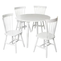 5pc Ravenna Dining Set White - Buylateral -Buylateral Shop GUEST 638a4c5e dcb3 4dae 88ab 195ec0cf1750
