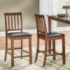 Set Of 2 24" Georgetown Counter Height Barstools Espresso - Buylateral -Buylateral Shop GUEST 68fb735a 9140 4465 b94b 3debdf033195