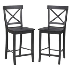 Set Of 2 24" Albury Counter Height Barstools - Buylateral -Buylateral Shop GUEST 69071755 2dde 483c b2e6 78ad799a5015