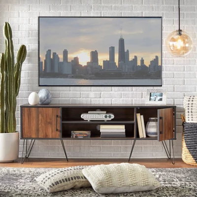 Vintage Living TV Stand for TVs up to 55" Black/Walnut - Buylateral Vintage Living TV Stand For TVs Up To 55" Black/Walnut - Buylateral -Buylateral Shop GUEST 7169638c edc8 4ec0 8325 7206d63f13bc