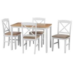 5pc Mason Rectangular Crossback Dining Set - Buylateral -Buylateral Shop GUEST 7342a34c 1497 4ab7 8776 db81ed7226d5