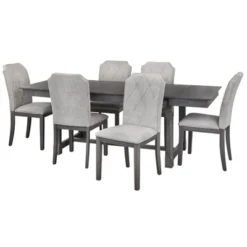 Riga Expandable Dining Set Gray - Buylateral 11 Riga Expandable Dining Set Gray - Buylateral -Buylateral Shop GUEST 7724038d 5058 49fb 9bfa 5e004905e91a