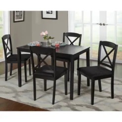 5pc Mason Rectangular Crossback Dining Set - Buylateral