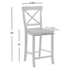 Set Of 2 24" Albury Counter Height Barstools - Buylateral -Buylateral Shop GUEST 800a8709 0058 4e43 9fe9 6beae6ba9ff3