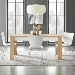 Mandy Dining Set Natural/White - Buylateral