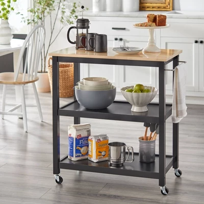 Mylah Kitchen 2-Tier Rolling Cart - Buylateral Mylah Kitchen 2-Tier Rolling Cart - Buylateral -Buylateral Shop GUEST 8367a8bd 2cfe 42f1 a2e0 8df88c78ae9f