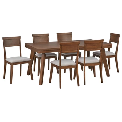7pc Berea Rectangular Dining Set - Buylateral 7pc Berea Rectangular Dining Set - Buylateral -Buylateral Shop GUEST 84d4e32a 8afb 4d35 bbad 2c23a8ec74da