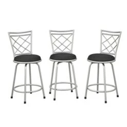 Set Of 3 Avery Adjustable Metal Barstool - Buylateral -Buylateral Shop GUEST 86865f00 1b43 414e a28a c30143a94578