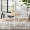 5pc Virginia Dining Set Wood/White - Buylateral -Buylateral Shop GUEST 868d8210 e3d3 4296 91ef cc3a61c9e7a6 1