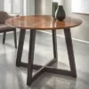 Jonas Round Dining Table Light Walnut/Black - Buylateral -Buylateral Shop GUEST 8c363c41 f12b 4b6b b27f 8e3daff18e2f