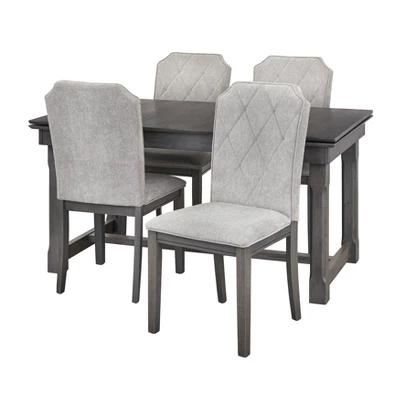 Riga Expandable Dining Set Gray - Buylateral Riga Expandable Dining Set Gray - Buylateral -Buylateral Shop GUEST 8dc7d1bd d2b5 4455 92ee 1ee65b044e97