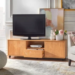 Messina TV Stand For TVs Up To 68" Light Brown - Buylateral -Buylateral Shop GUEST 93f3a5d5 dfb9 4a2b a0c5 02a3f9b544b4