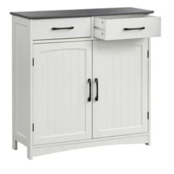 Dalton 2 Door Buffet Cabinet White/Charcoal Gray - Buylateral -Buylateral Shop GUEST 94c8b923 7b09 4193 b543 b6fcd177a1d9