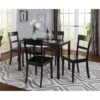5pc Beverly Dining Set Black - Buylateral -Buylateral Shop GUEST 9954c823 4ab5 4a3f b8a7 eba2c9a957f6