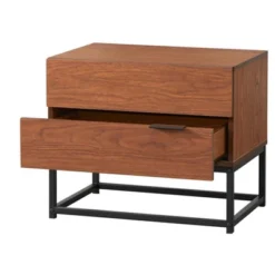 Noble 2 Drawers Nightstand Walnut - Buylateral -Buylateral Shop GUEST 9b8cebd7 3a50 40df afcd d4595d3e802b