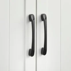 Dalton 2 Door Buffet Cabinet White/Charcoal Gray - Buylateral -Buylateral Shop GUEST ab6432de 17aa 4228 aefa a45ffbead17b