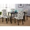 5Pc Elly Sophia Parson Dining Set Cream/Black - Buylateral -Buylateral Shop GUEST acf8c465 f8b0 4c0c bc41 2803c8de78e1
