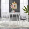 3Pc Tania Dining Set White - Buylateral -Buylateral Shop GUEST b4773256 7475 4deb 8c74 ad32232f46fc