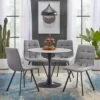36" 5Pc Rho Round Dining Set Gray - Buylateral -Buylateral Shop GUEST b4d1e7e2 2e4e 4d4b bb10 31fa45f251d3