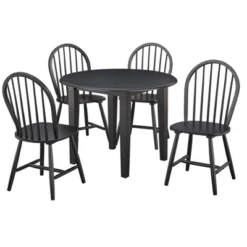5pc Chadwick Drop Leaf Dining Set With 4 Windsor Chairs - Buylateral -Buylateral Shop GUEST b7d460f1 4ca9 4836 b3ff 39d440e8127b