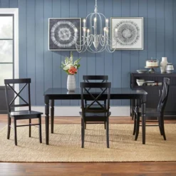 Set Of 2 Albury Cross Back Dining Chairs - Buylateral