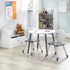 3pc Talori Kids' Table And Chair Set Gray/White - Buylateral 4 3pc Talori Kids' Table And Chair Set Gray/White - Buylateral -Buylateral Shop GUEST bc1e69d4 876d 480a b7b3 0dd41a244534 1