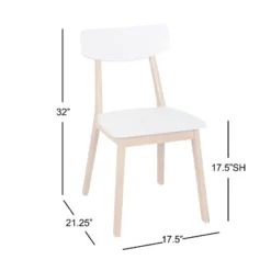 5pc Perla Dining Set White/Natural - Buylateral -Buylateral Shop GUEST bddb6d4a bded 4fe8 b75b 309ce99a75f7