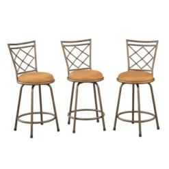 Set Of 3 Avery Adjustable Metal Barstool - Buylateral -Buylateral Shop GUEST bea4c9b1 17d5 4099 b6d7 8596723d72bf