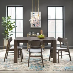 5pc Gogi Dining Table Gray - Buylateral -Buylateral Shop GUEST c0d97140 ece4 47fe 9871 118f1bb1a3ed