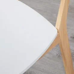 5pc Perla Dining Set White/Natural - Buylateral -Buylateral Shop GUEST c0fbb81b 8ecb 4459 90d5 23755adaea76