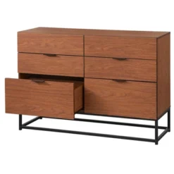 Noble 6 Drawers Dresser Walnut - Buylateral -Buylateral Shop GUEST c6fc4f48 25ea 4774 8a05 984087dbf6e0