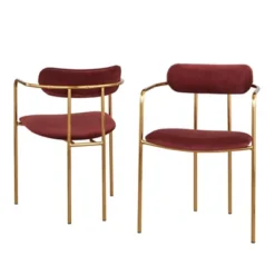 Set Of 2 Healey Retro Velvet Dining Armchairs - Buylateral 7 Set Of 2 Healey Retro Velvet Dining Armchairs - Buylateral -Buylateral Shop GUEST ca23b399 17ff 424a a586 ace3112120fc