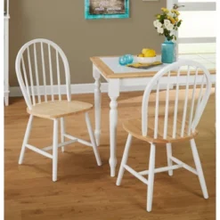 3pc Chester Tile Top Dining Set White/Natural - Buylateral 4 3pc Chester Tile Top Dining Set White/Natural - Buylateral -Buylateral Shop GUEST d97188f9 4e8f 49d5 af39 9ad04f381280